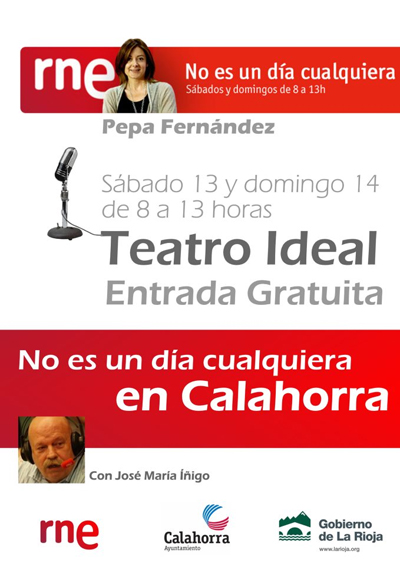 Programa de Radio RNE “No es un día cualquiera” Programa de Radio RNE “No es un día cualquiera”